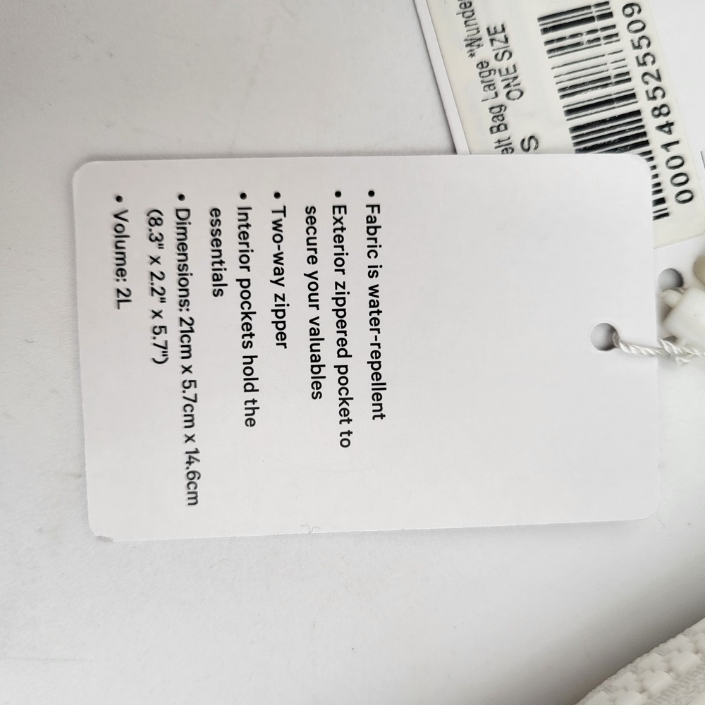 Lululemon Wunder Puff Everywhere White Belt Bag One Size 2L -Brand New! - Picture 4 of 7